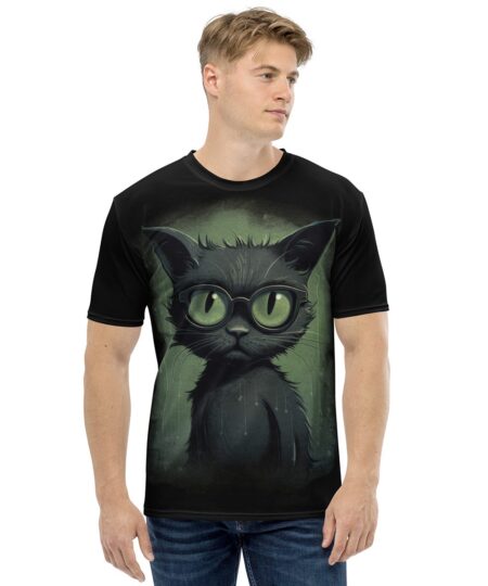 Green Cat All Over Print T-Shirt 10 Toasted Styles