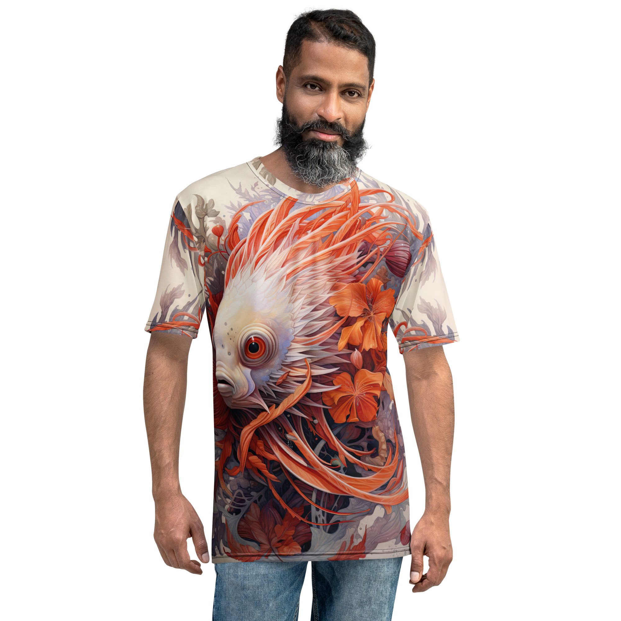 Tropical fish All Over Print Uni-Sex T-Shirt 10 Toasted Styles