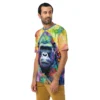 Abstract Splash Gorilla Ape Uni-Sex All Over Print T-Shirt #1 9 Toasted Styles