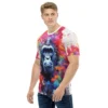 Abstract Splash Gorilla Ape Uni-Sex All Over Print T-Shirt #4 8 Toasted Styles