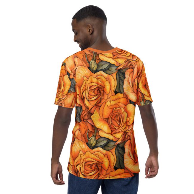 Yellow And Orange Roses Uni-Sex All Over T-Shirt #2