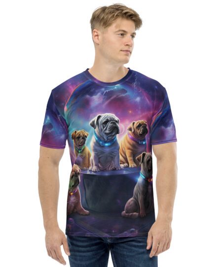 Space Puppies All Over Print T-Shirt #1