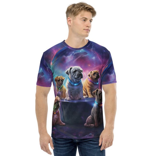 Space Puppies All Over Print T-Shirt #1