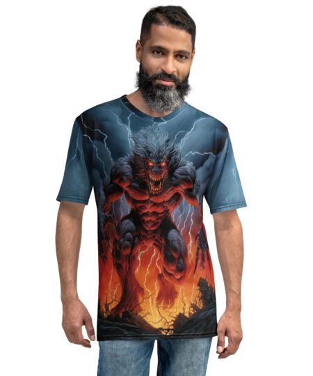 Scary Wolf Style Monster Uni-Sex T-Shirt