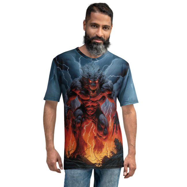 Scary Wolf Style Monster Uni-Sex T-Shirt