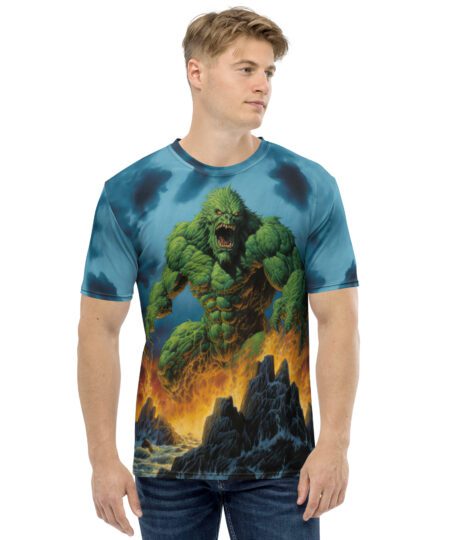Green Monster Horror All Over Print T-Shirt
