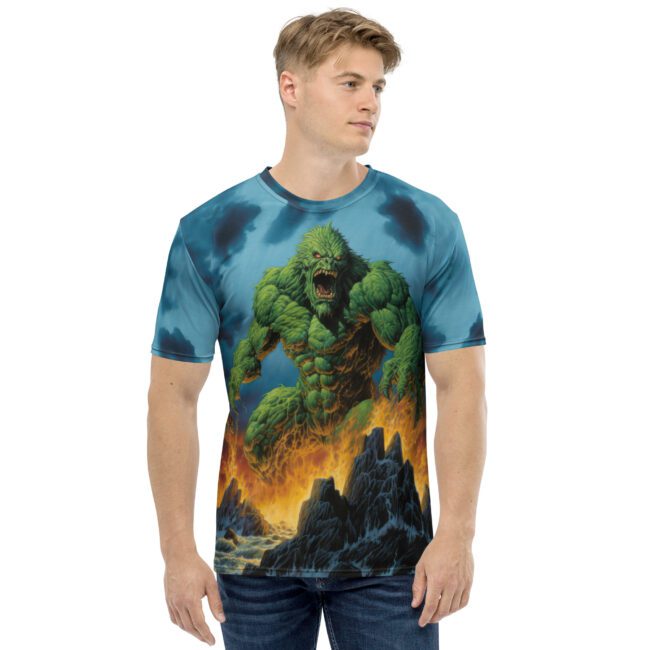 Green Monster Horror All Over Print T-Shirt