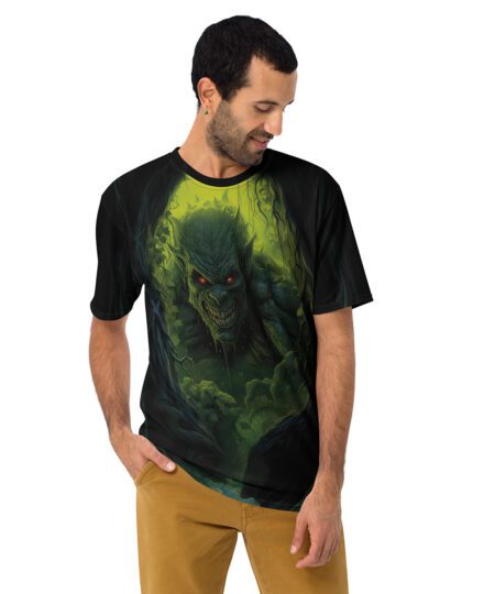 Green Monster Horror All Over Print T-Shirt