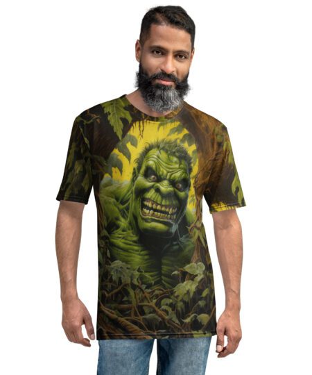Green Monster Horror All Over Print T-Shirt