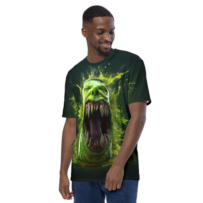 Monster Can Energy Drink All Over Print T-Shirt
