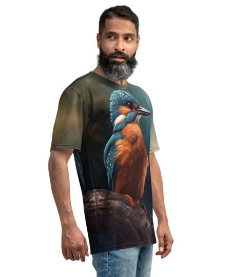 Kingfisher All Over Print Uni-Sex T-Shirt