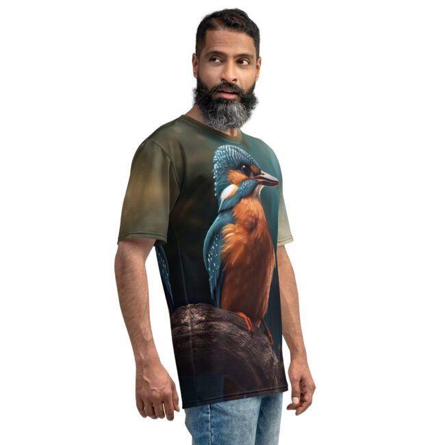 Kingfisher All Over Print Uni-Sex T-Shirt