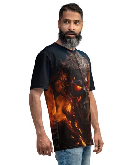Fire Skull Uni-Sex All Over Print T-Shirt