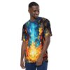 Fire And Ice V2 All Over Print Uni-Sex T-Shirt 9 Toasted Styles