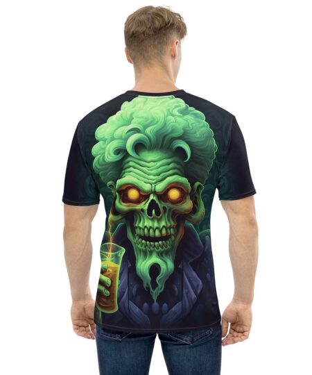 Neon Scientist Skull Uni-Sex All Over Print T-Shirt V4 10 Toasted Styles