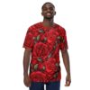 Red Roses Uni-Sex All Over Print T-Shirt #2 9 Toasted Styles