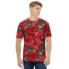 Red Roses Uni-Sex All Over Print T-Shirt #4 10 Toasted Styles