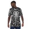 Strange Black And White Doodle Uni-Sex All Over T-Shirt #3 8 Toasted Styles