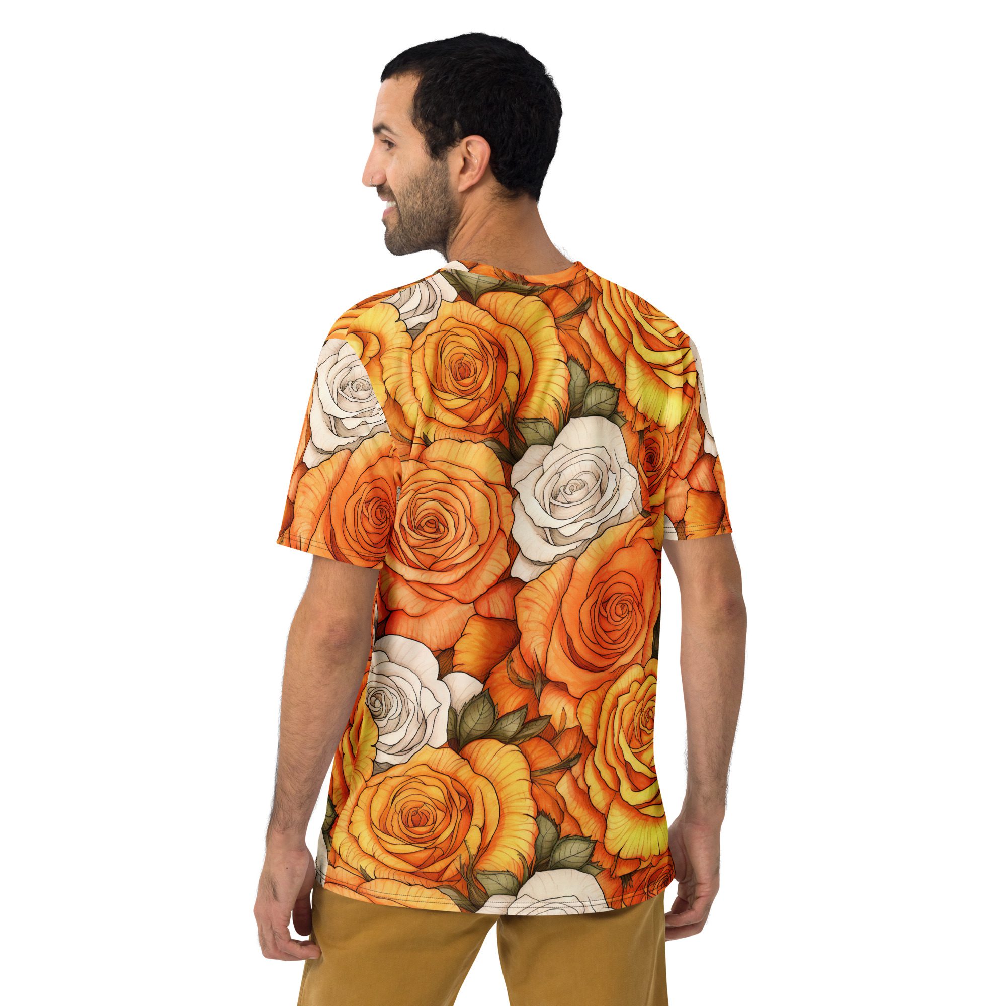 Yellow And Orange Roses Uni-Sex All Over T-Shirt #1 9 Toasted Styles
