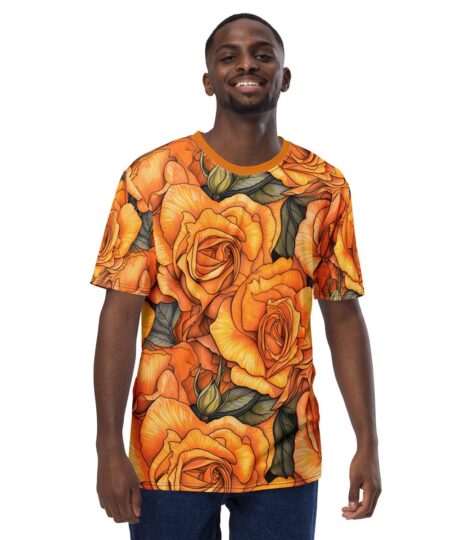 Yellow And Orange Roses Uni-Sex All Over T-Shirt #2 10 Toasted Styles