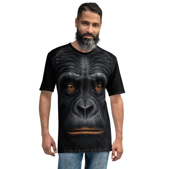 Ape - Chimpanzee All Over Print Uni-Sex T-Shirt #3