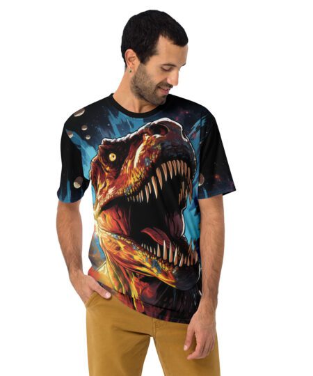 Dinosaur Abstract Painting Uni-Sex T-Shirt