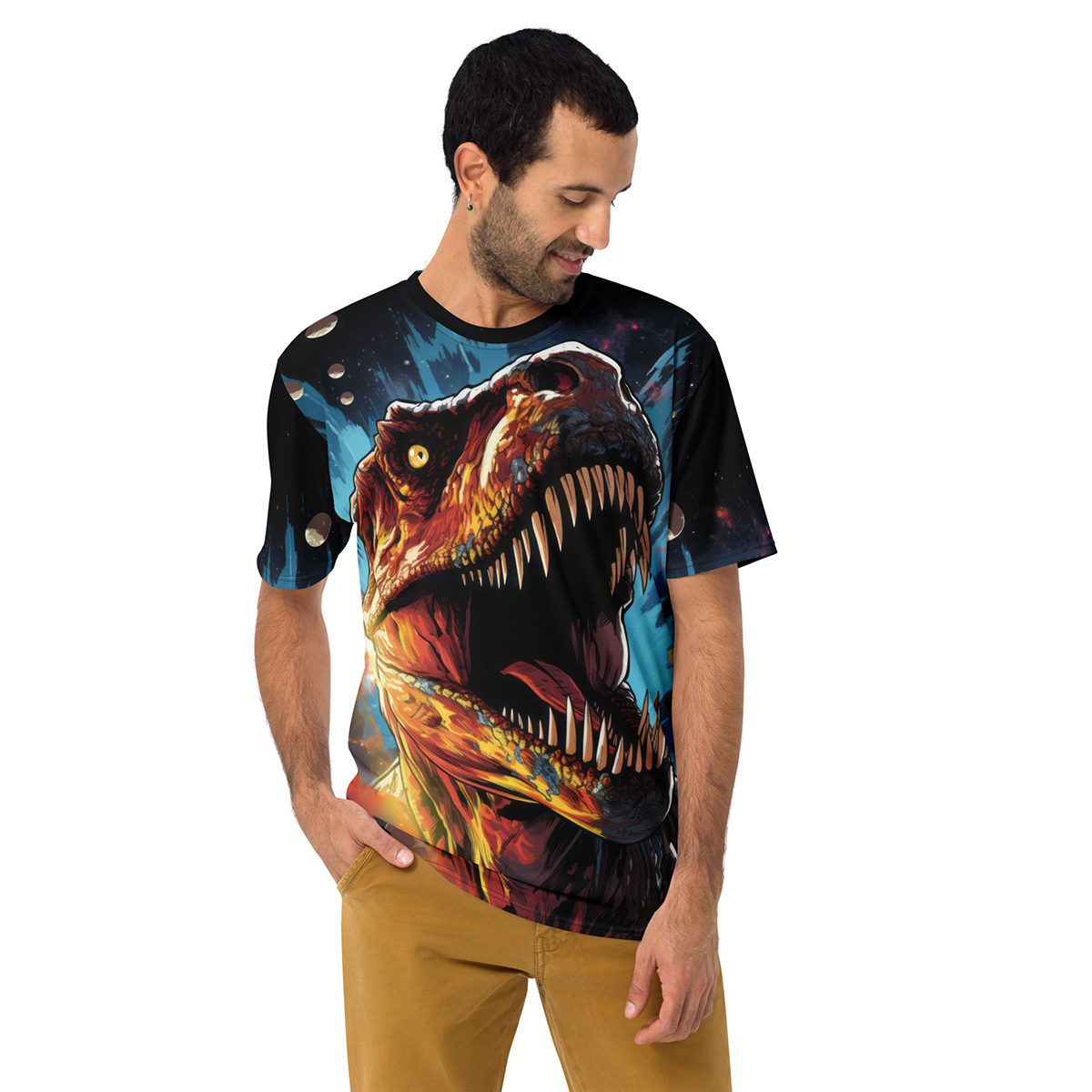 Dinosaur Abstract Painting Uni-Sex T-Shirt 10 Toasted Styles