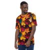 Leaves Autumn Leaves All Over Print Uni-Sex T-Shirt