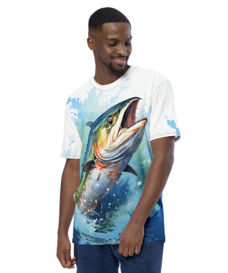 Fishing Fish Mackerel All Over Print Uni-Sex T-Shirt