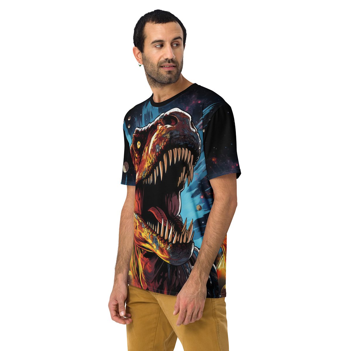 Dinosaur Abstract Painting Uni-Sex T-Shirt 9 Toasted Styles