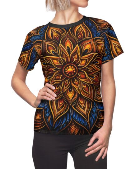 Zen Floral Flower Women's All Over Print T-Shirt