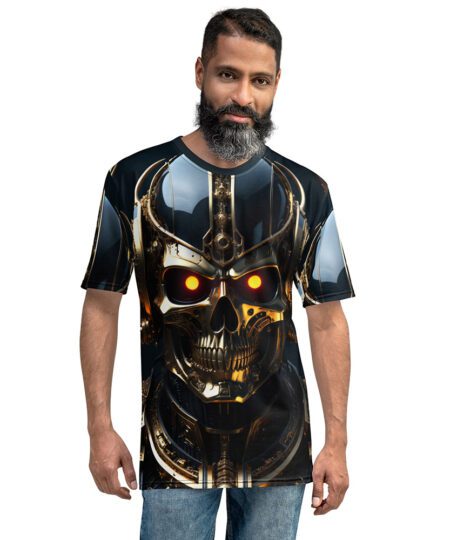 Robot MechSkeleton Uni-Sex All Over Print T-Shirt