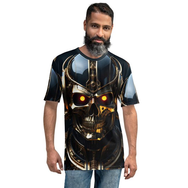 Robot MechSkeleton Uni-Sex All Over Print T-Shirt