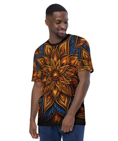Unisex Star Pattern Design All over Print T-Shirt (1)