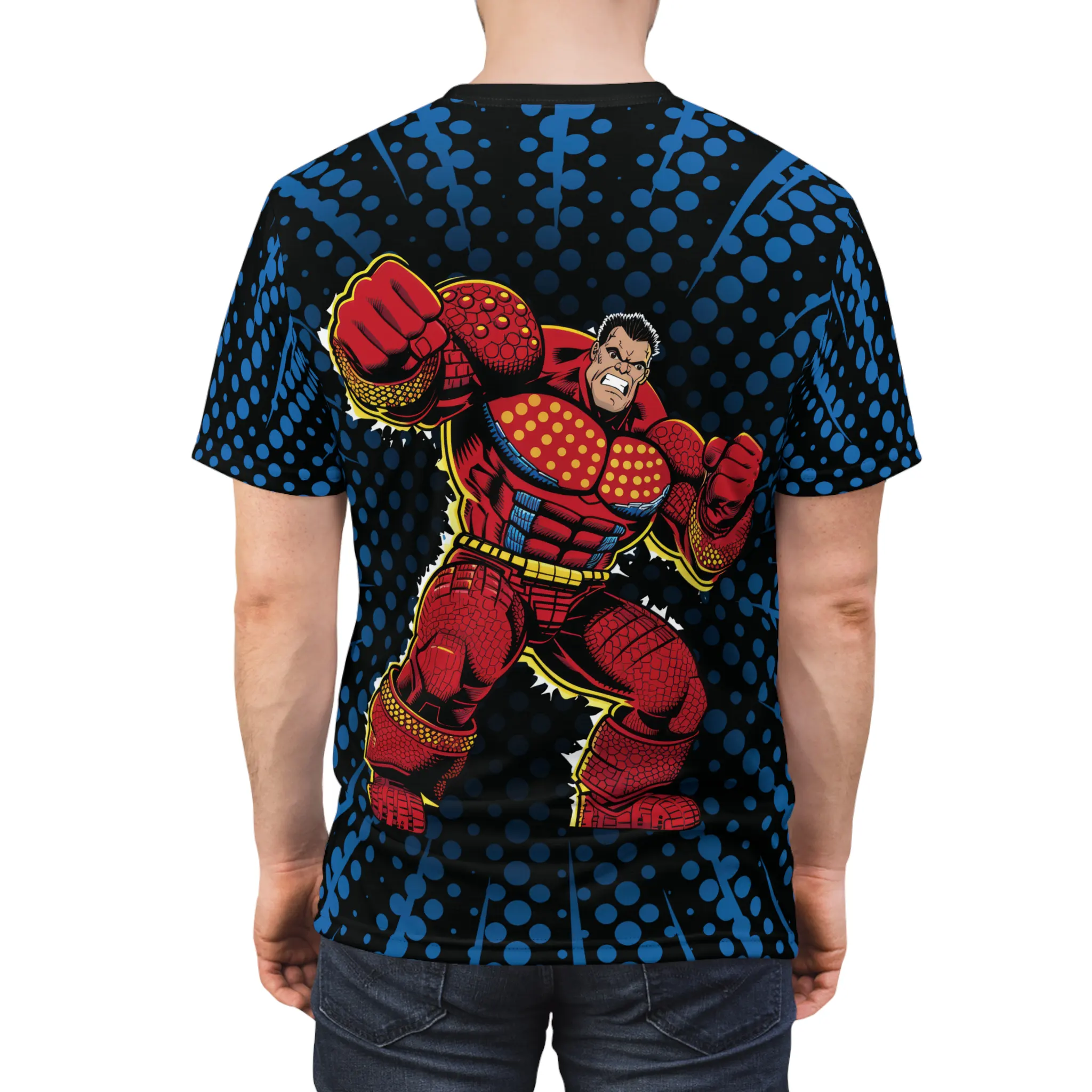 Smash Comic Superhero T-Shirt - Toastedstyles.com All Over Print T-Shirts