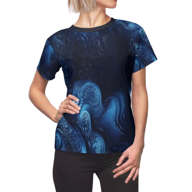Blue Wave Spiral Women's Tee