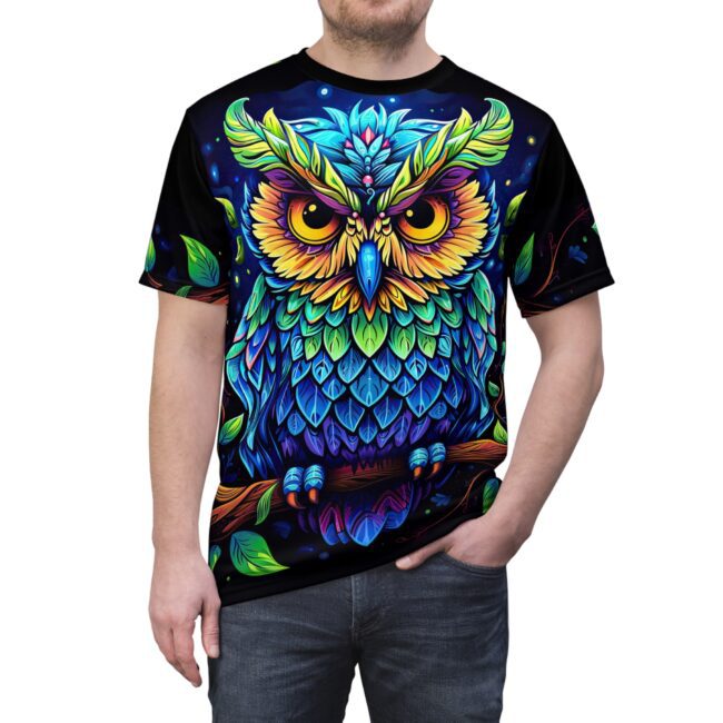 Colorful Owl Uni-Sex Tee