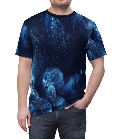Blue Wave Spiral Uni-Sex / Mens Tee
