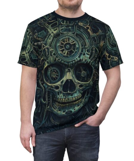 Bio-Mechanical Skull Uni-Sex Tee 7 Toasted Styles