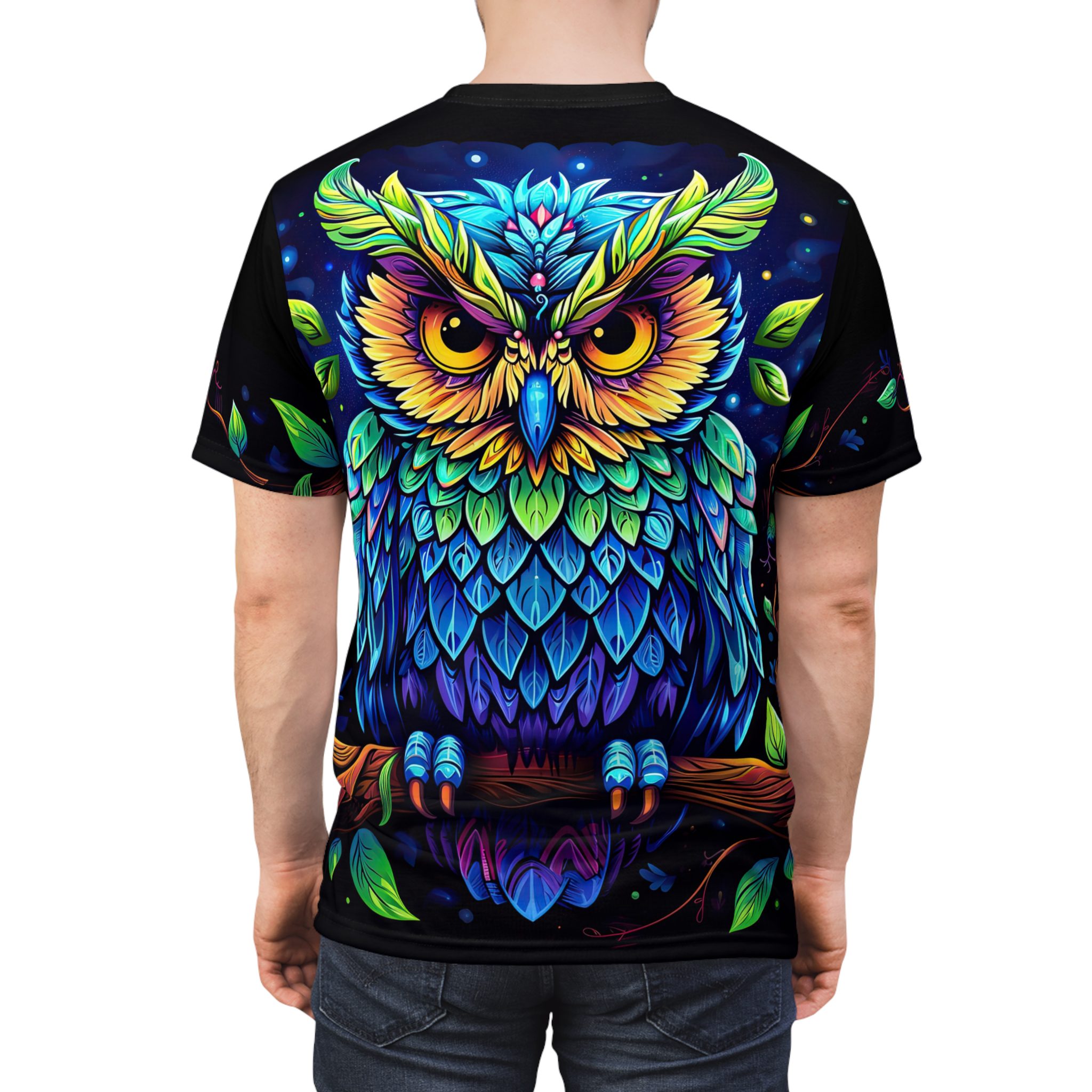 Colorful Owl Uni-Sex Tee 6 Toasted Styles