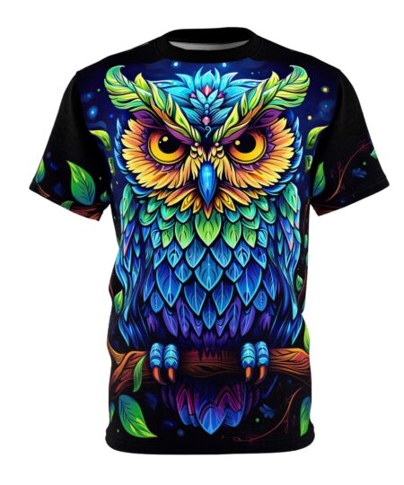 Colorful Owl Uni-Sex Tee 9 Toasted Styles