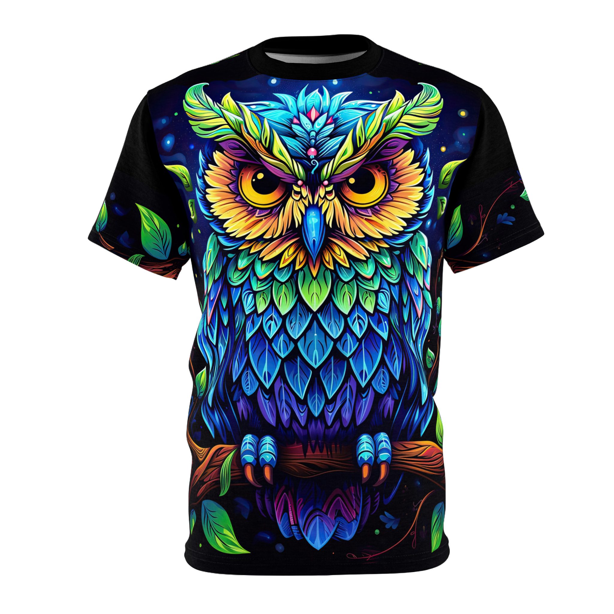 Colorful Owl Uni-Sex Tee 9 Toasted Styles