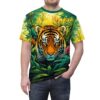 Colorful Tiger In A Jungle Unisex Tee 8 Toasted Styles
