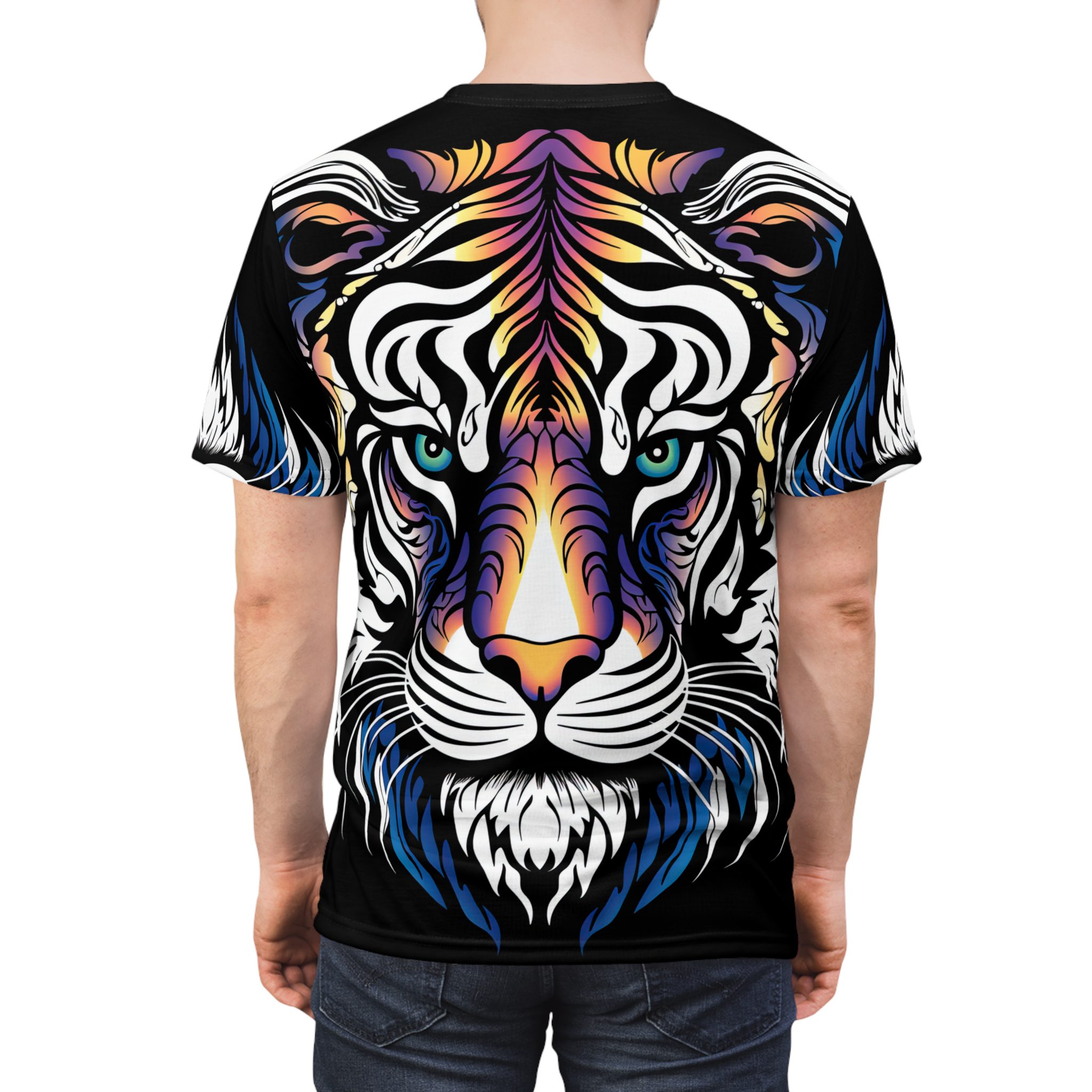Colorful Tiger Uni-Sex T-Shirt 6 Toasted Styles