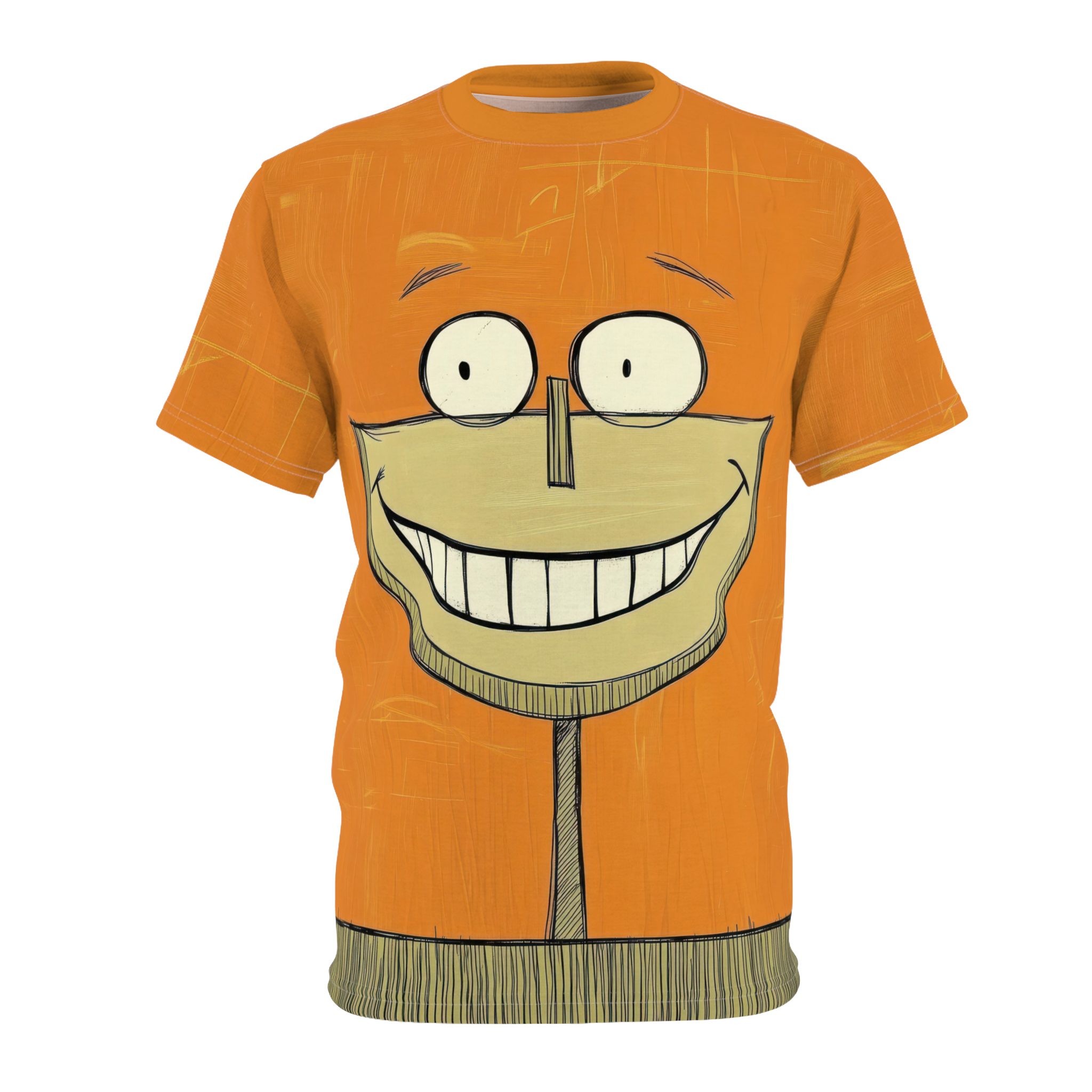 Smiley Face Unisex Fun Graphic T-Shirt - Image 3