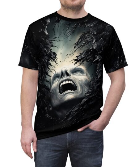 Screaming Void Unisex Tee - Edgy Art T-Shirt for Alternative Fashion Lovers