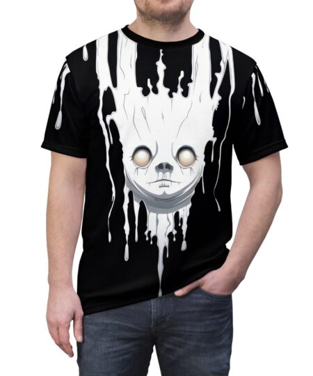 Spooky Dripping Mask Unisex All Over Print - Perfect for Halloween and Horror Fans
