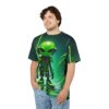 Alien Vibes Unisex T-Shirt with Vivid Green Design 10 Toasted Styles