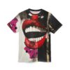 Bold Graphic Unisex Tee - Vibrant Lips Design 9 Toasted Styles