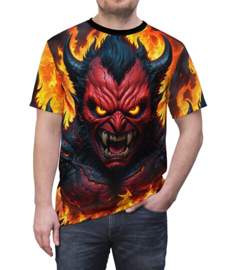 Fiery Demon Graphic T - Shirt 8 Toasted Styles